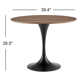 Flow 39.4'' Round Dining Table
