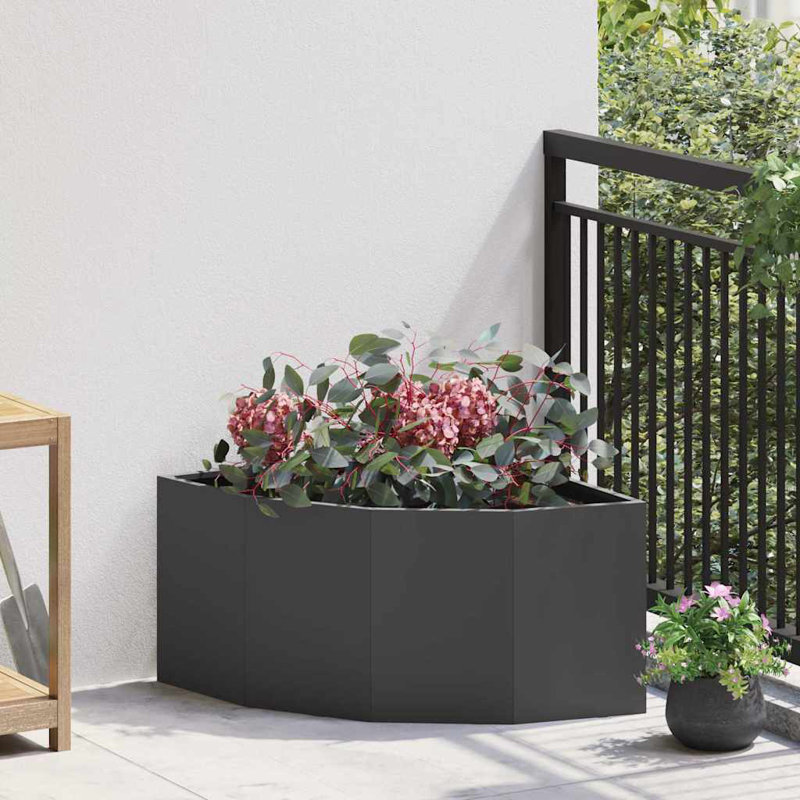 Planter Box, Black, 35cm H x 60cm W x 60cm D