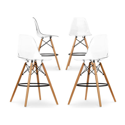  Tabouret de comptoir, vert, paquet de 2