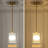 Bette 1-Light Modern Crystal Single Pendant Light With Adjustable Height-2031395030