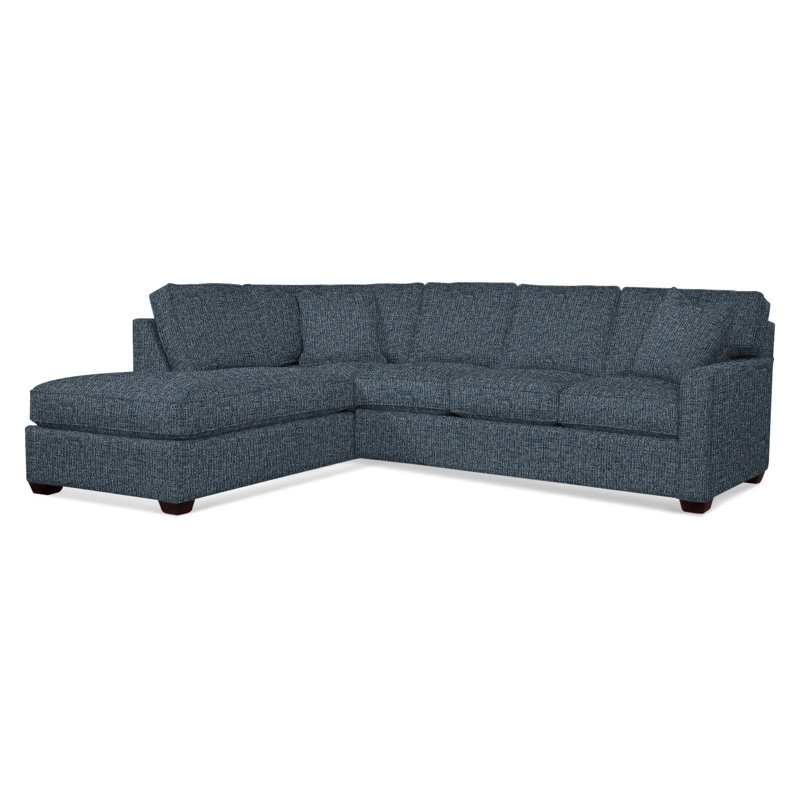 Ellora Upholstered L-Shaped Sectional, Left Hand Facing, Java, Basic Blue; 0317-63