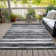 Machine Washable Indoor/Outdoor Cicel ACN1191 Charcoal Rug