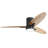 56'' 3 - Blade Modern Flush Mount LED Ceiling Fan Light With Remote Control