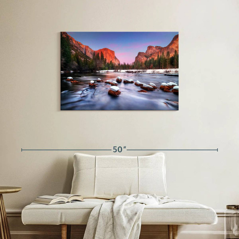 Alvord Snowy Merced River, 24'' H x 36'' W