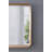 32"x32" Square Mirror with Wood Frame