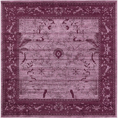 Tapis oriental violet Amika