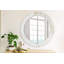 Huldar Glass Flat Wall Mirror