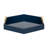 Norvan Hexagon Decorative Tray with Metal Handles-1804291053