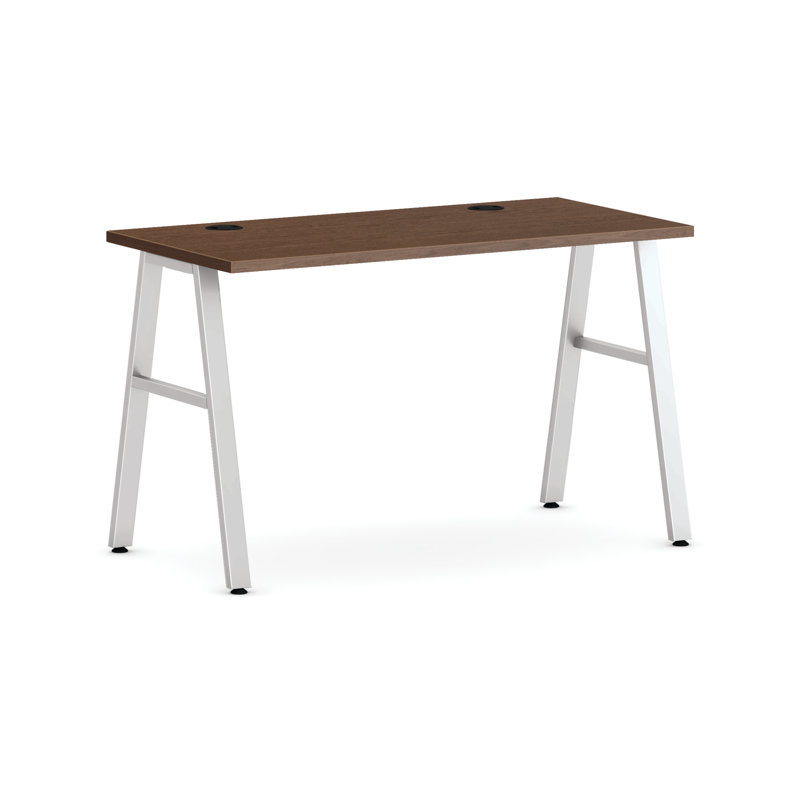 Bureau Mod A, L 48 po x P 24 po, Teck ardoise