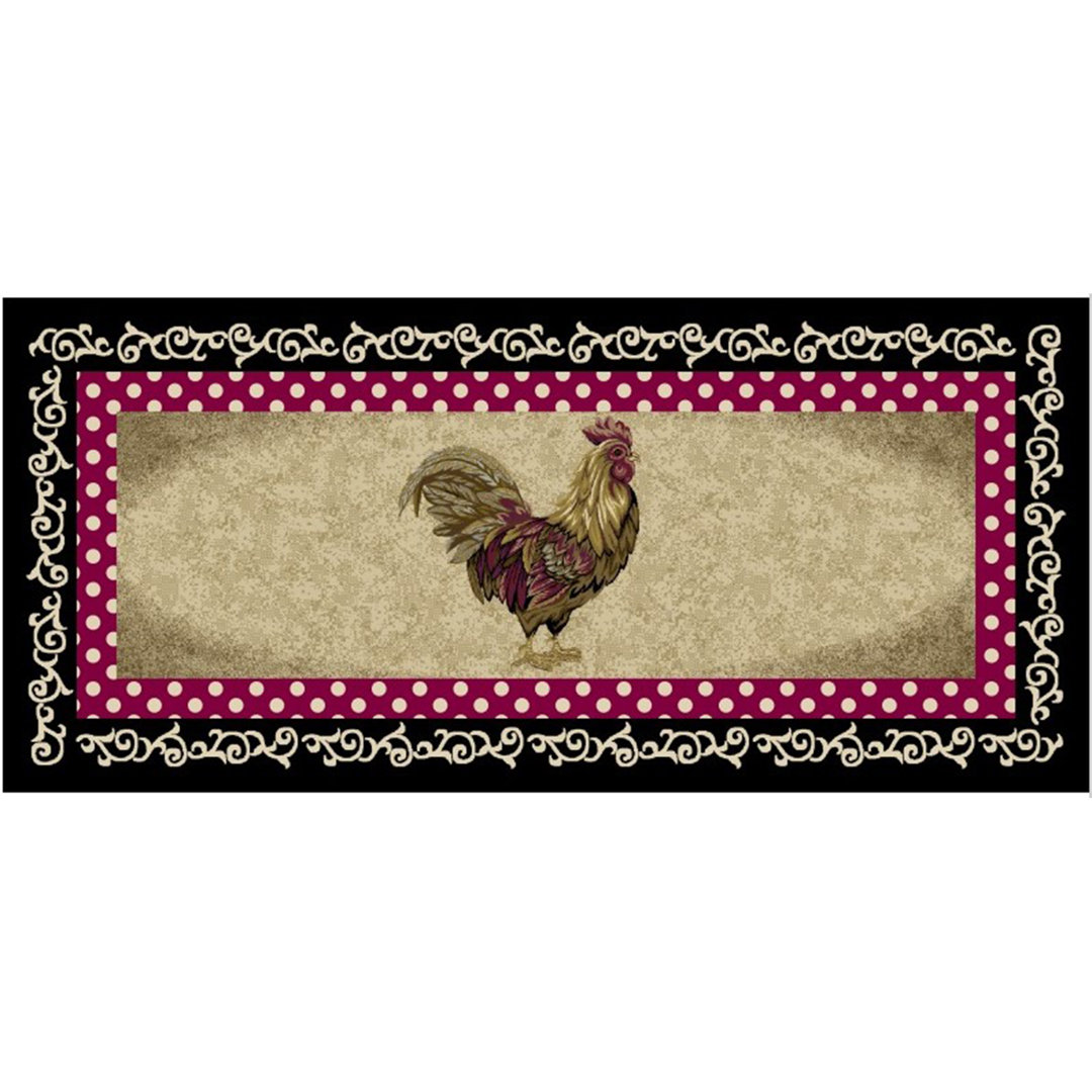 Antigo Synthetic Water Resistant Non-Skid Kitchen Mat Rosalind Wheeler