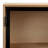 Crosslake Modern Storage Wall Cabinet with Glass Doors