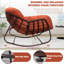 Chaise berçante d'extérieur en fer Luisang-636850005