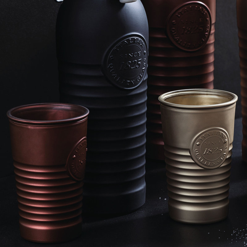 325ml Drinking Glass, 6, Gold