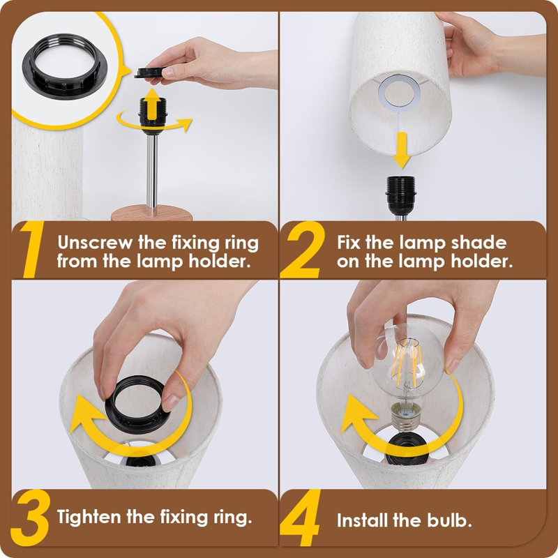 Lampe de table en métal USB Yvianna