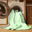 Tapis contemporains vert lavable à la machine 950-707882309