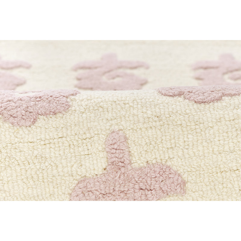 Momeni Lily Hand Tufted Wool Floral Pink Area Rug 7'10" X 9'10", Rectangle 7'10" x 9'10"