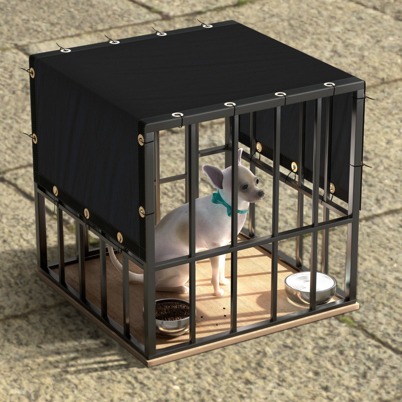 Housse de chenil pour chien, Noir, 8 pi x 13 pi
