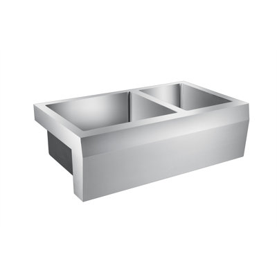 Corazon 33 " L Double Bowl Stainless Steel Kitchen Sink