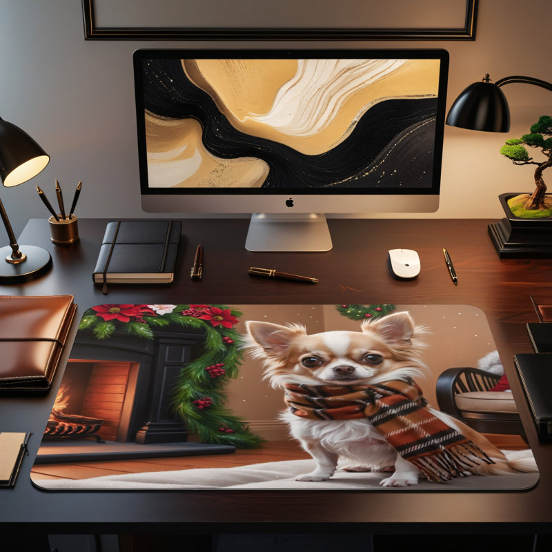 Polyester Desk Pad, 14.4x12.1