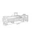 Crédence de rangement l 62,99 po Levitus