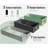 8X4x1.5 Ft Galvanized Raised Garden Bed, Outdoor Planter Garden Boxes Large Metal Planter Box For Gardening Vegetables Fruits Flowers, Green-1698953466-1698953467