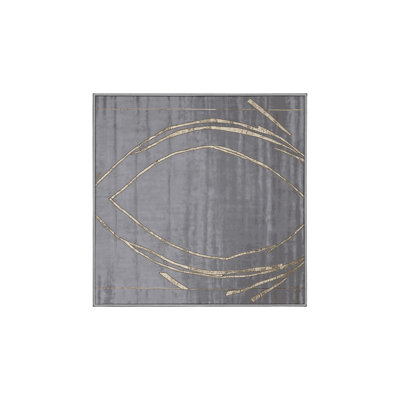 Machine Washable Gray Area Rug