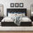 Silvester Modern Upholstered Platform Storage Bed with Wooden Slats, no box spring needed-1316038119-1309245265
