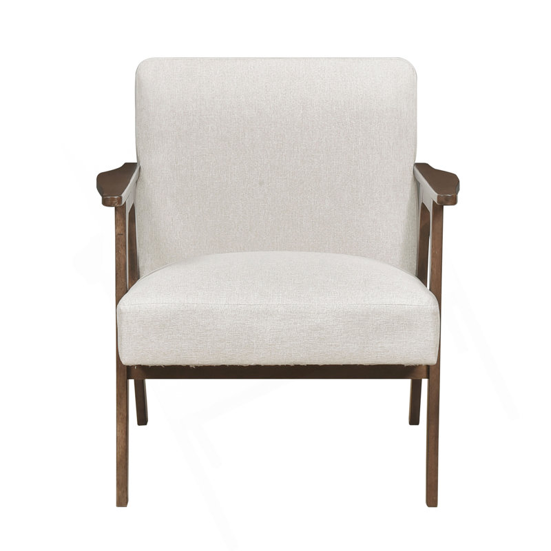 Fauteuil d'appoint contemporain Modern Wood Furniture, Beige