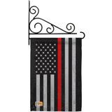 Double Sided 19'' H x 13'' W Polyester Independence Day Garden Flag