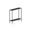 Buffet noir moderne avec pieds en métal, 32,7 po x 30,7 po x 8,3 po | Panneau de particules 100% mélaminé, épaisseur: 0,7 pouce | Design industriel, solution de rangement durable et élégante pour la maison et le bureau-1421373392-1421373393