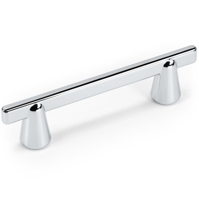 New Collection 3" (76mm) Center to Center Polish Chrome Epic Cabinet Pull
