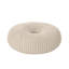 Pouf tricoté en coton tricoté Beige