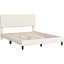 Upholstered Bed Frame with Adjustable Headboard-1139120130-1139120128