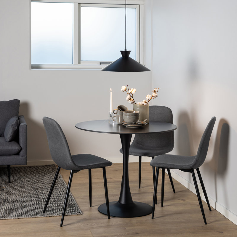Celia Dining Chair Set of 4, Light Grey