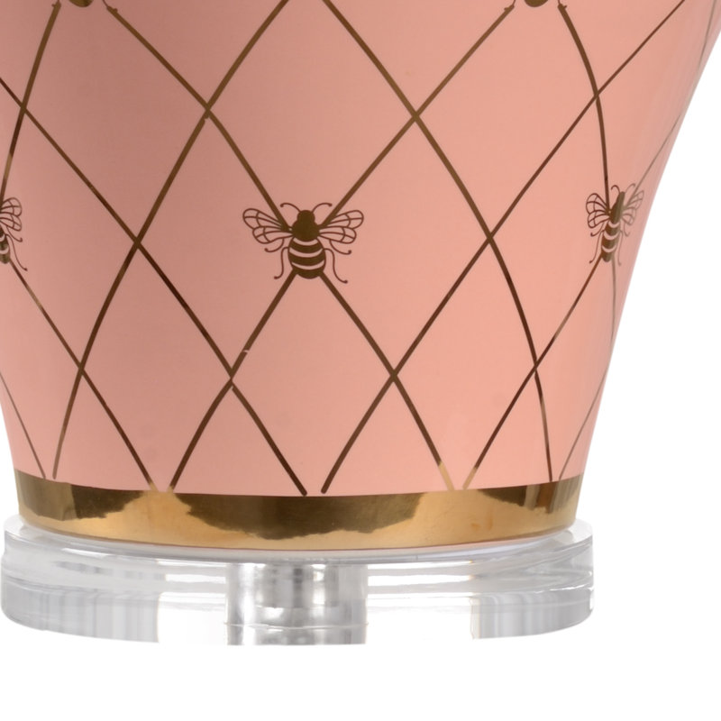 Ginger Jar Table Lamp, Coral