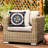 Liora Manne Frontporch Striped Compass Indoor/Outdoor Pillow Multi