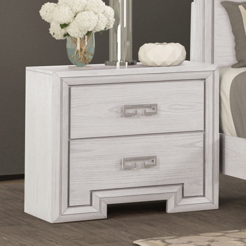 Nightstand, Rustic White
