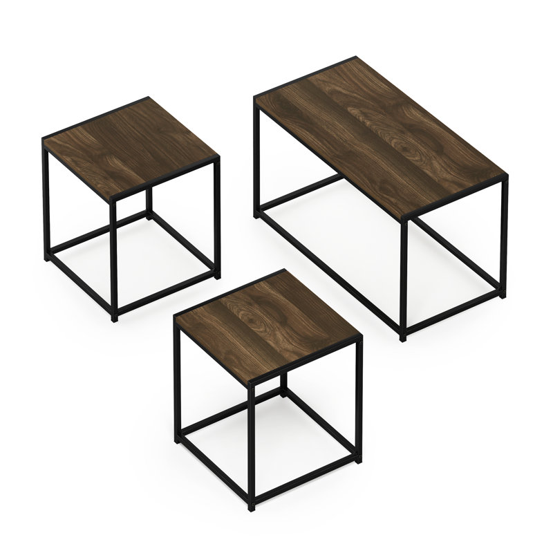 3 - Piece Living Room Table Set, Columbia Walnut