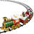 16Piece LED Lighted Musical And Animated Christmas Village Train