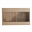 Meuble-lavabo mural avec lavabo et armoire latérale, 2 armoires combinées-835600647