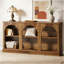 Table d'appoint rustique, table d'entrée pratique, console