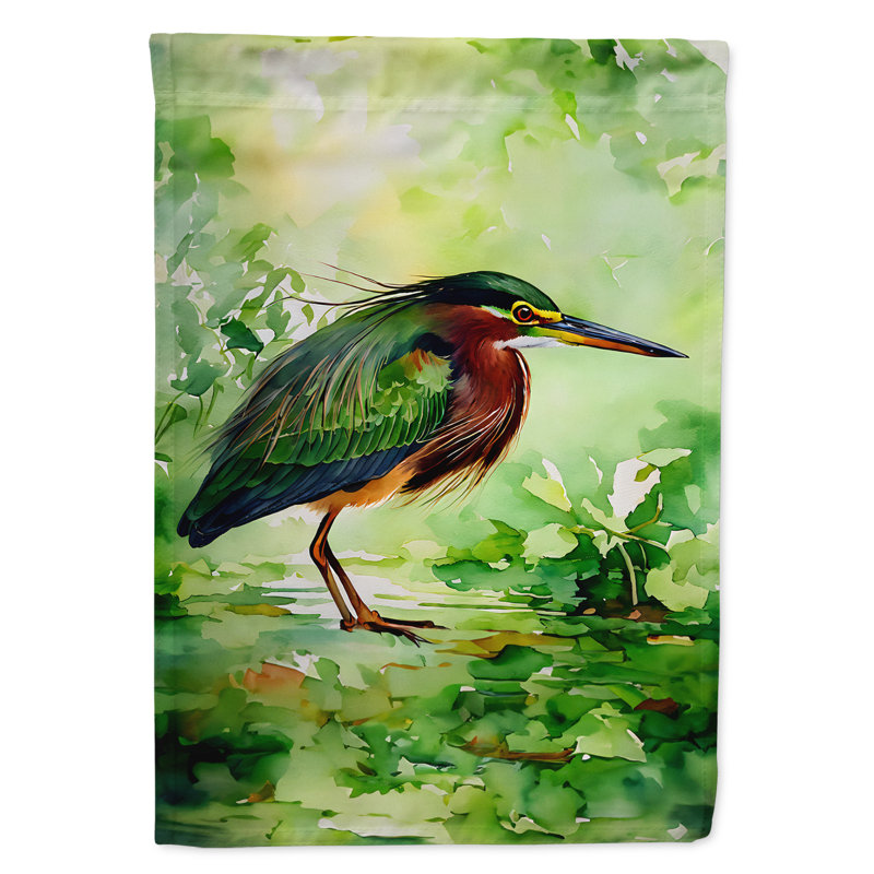 Drapeau de jardin en polyester double face H 15,5 po x l 11,25 po