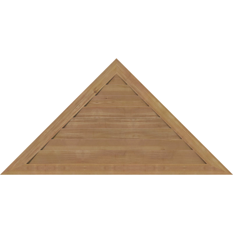 Évent gable à fixation sur surface en bois à hauteur de ton triangle, H 26 po x l 52,13 po (OB : H 20 po x l 40 po)