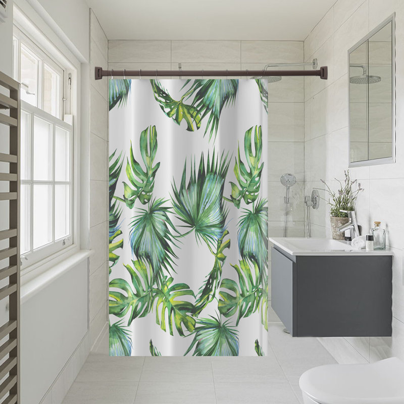 Tringle à rideau de douche 72 po, Marron foncé