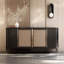 Armoire de rangement simple et moderne en rotin