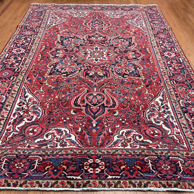 Hand Knotted Wool Geometric Rug