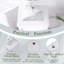 20 pouces Petit meuble-lavabo blanc moderne avec lavabo en céramique |  Autoportant | 1 porte à fermeture en douceur | Vaste espace de rangement | Surface de peinture de qualité supérieure-1860976120