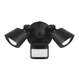 LED Motion Sensored Double Flood Light in White