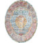 Tapis contemporain à motif de vagues multicolores-334489047