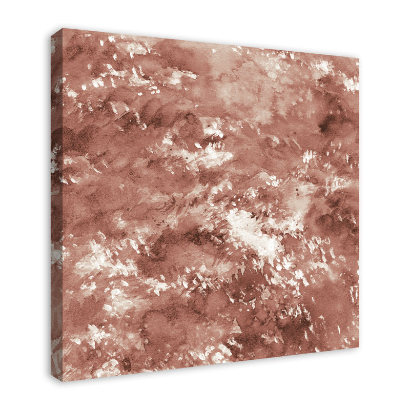 Blotchy Blush - Peinture, Toile tendue, H 30 po x l 30 po x P 1,25 po